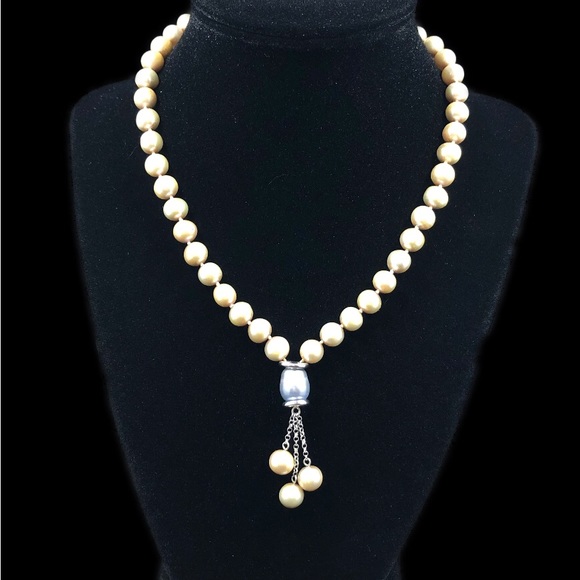 Freshwater Champagne Pearl Necklace - Picture 12 of 13